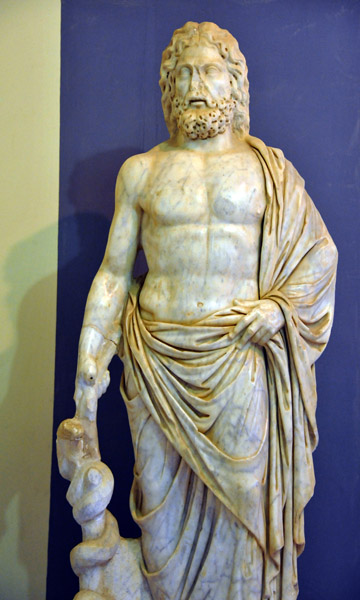 Asclepius, god of healing and patron of medicine
