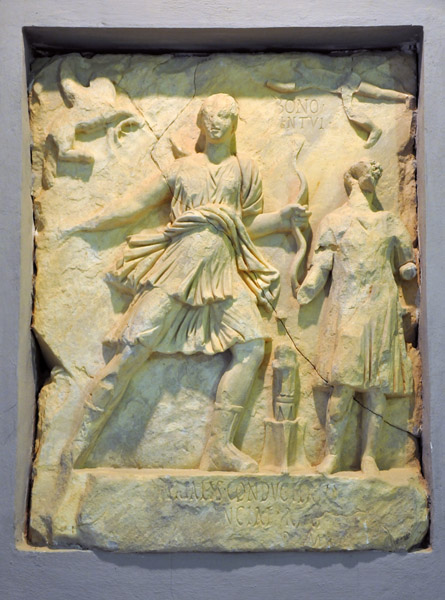 Relief of a woman, perhaps Diana