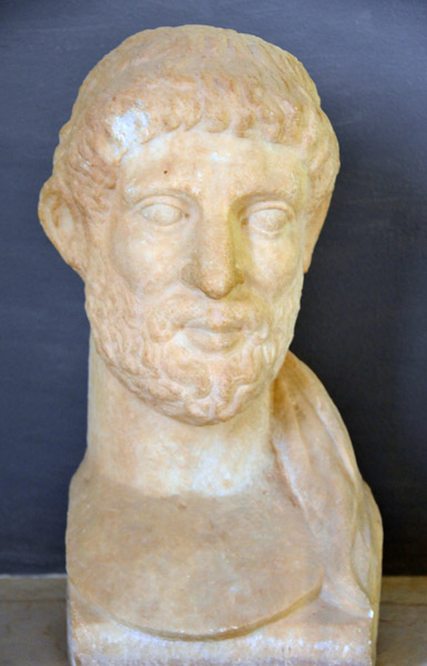 Portrait bust of a bearded man, Leptis Magna