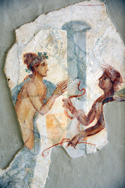 Roman fresco, Leptis Magna Museum