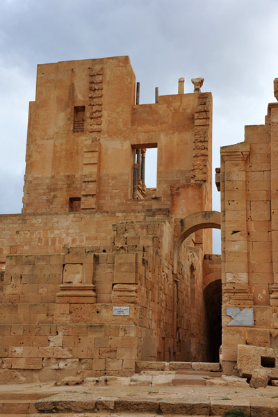 West entrance, Theater of Sabratha