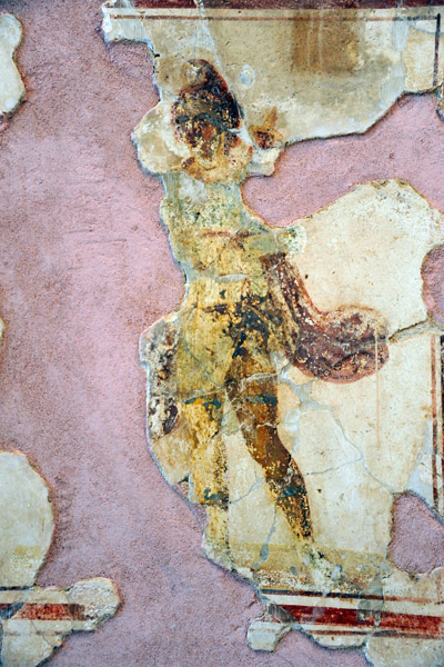 Frescoe fragment, Sabratha - Roman Museum