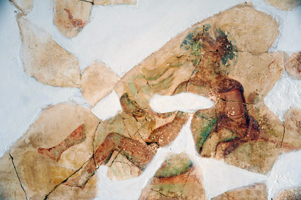 Fresco of Leda and the Swan from the House of Leda, Sabratha
