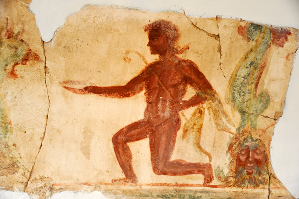 Fresco of an offering, Roman Museum