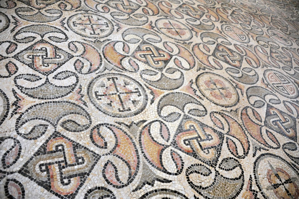 Basilica of Justinian - side aisle mosaic