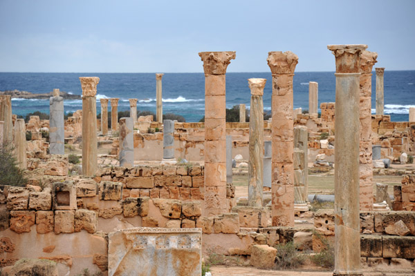 Ancient Sabratha's forest of pillars