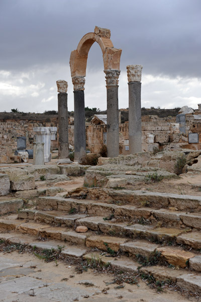 Steps leading up to the Basilica of Justinian