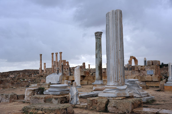 Column of the Basilica of Justinian, Sebratha