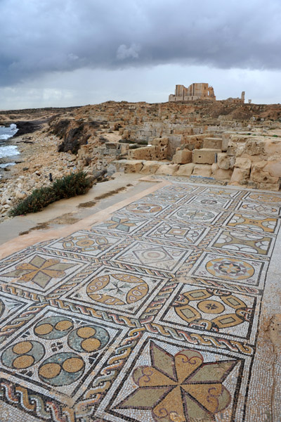 Mosaic floor, Seaward Baths