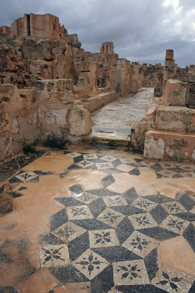 Mosaic floor, Theater Baths