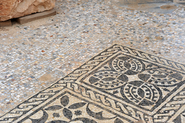 Mosaic floor, Theater Baths, Sabratha