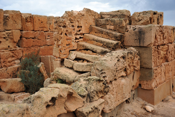 Stairs leading to an upper level no longer in existence, Sabratha