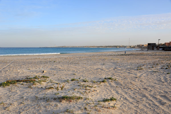 Mediterranean beach at Al Khoms