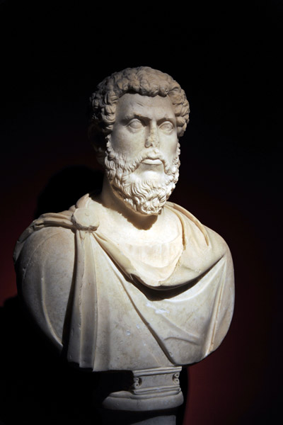 Bust of Marcus Aurelius (r. 161-190 AD) from ancient Oea, now Tripoli