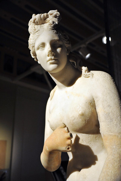 This Venus was moved here from the foyer of the Jamahiriya Museum