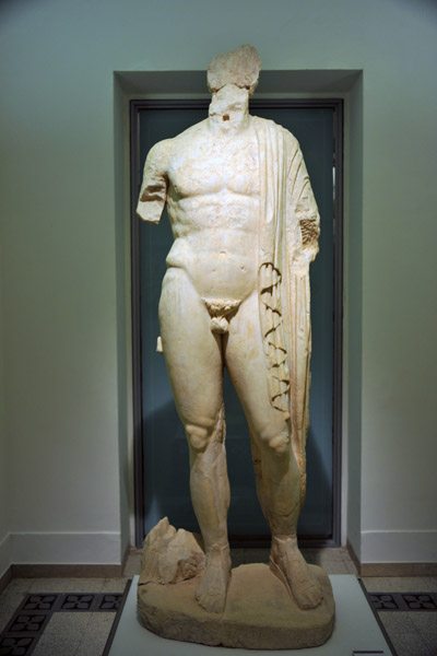 Statue of an emperor (Marcus Aurelius or Lucius Verus) 2nd C. AD, Tripoli (Oea)