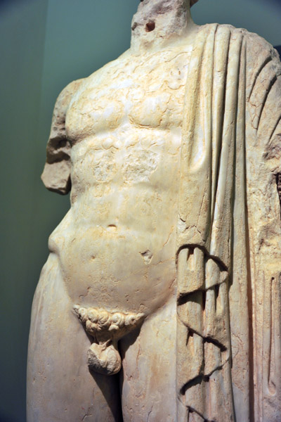 Statue of an emperor (Marcus Aurelius or Lucius Verus) 2nd C. AD, Tripoli (Oea)