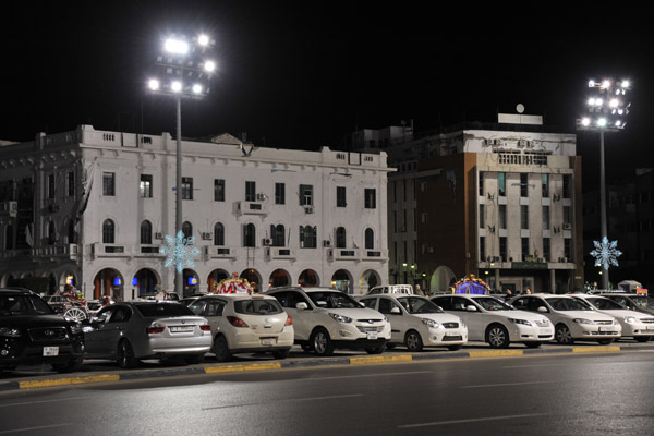 Green Square at night, December 2010