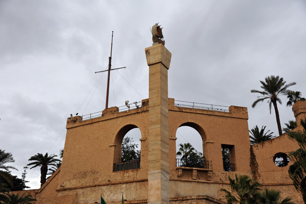 Column in front of Tripoli Castle, Green Square