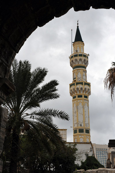 Minaret of the Gurgi Mosque from the Arch of Marcus Aurelius