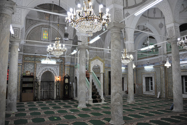 The interior of the Gurgi Mosque is considered the most beautiful in Tripoli