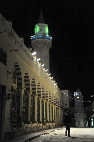 Ahmed Pasha Karamanli Mosque at night