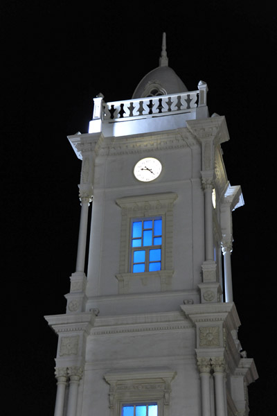 Ottoman Clock Tower at night, Tripoli