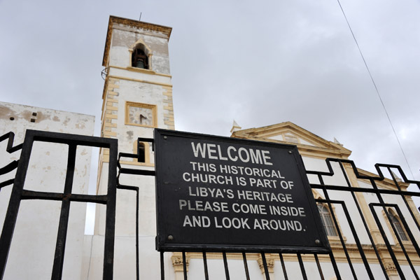 Welcome - This Historical Church is part of Libyas Heritage. Please Come Inside and Look Around