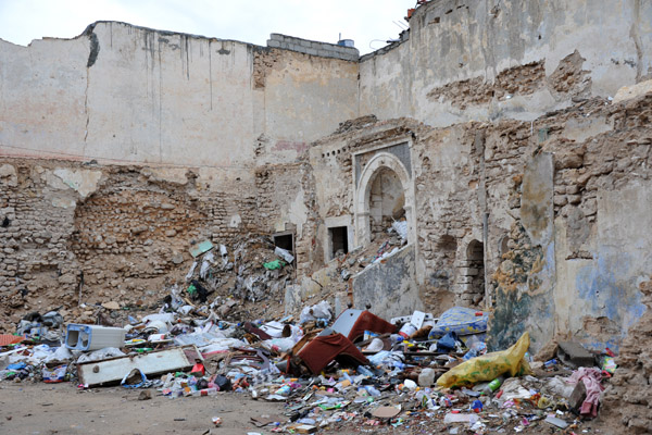 Ruin used as a garbage dump by residents of the Tripoli Medina