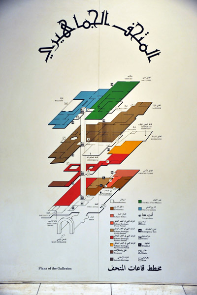Map of the Jamahiriya Museum