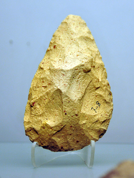 Prehistoric Acheulian hand ax