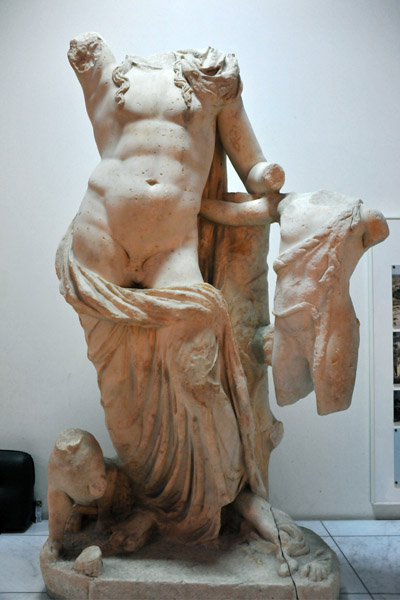 Dionysos with Faun