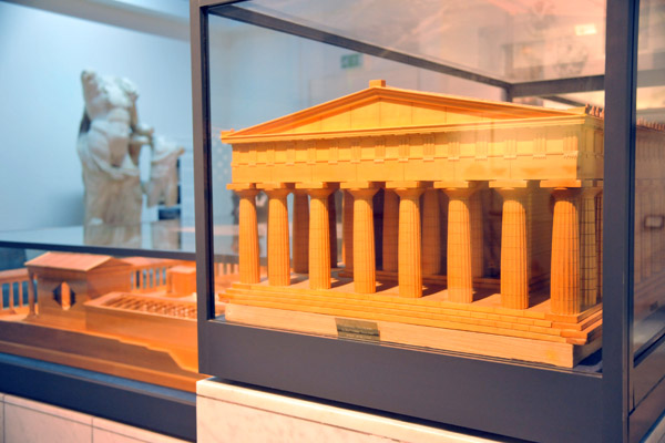 Model of the Temple of Zeus from Cyrene