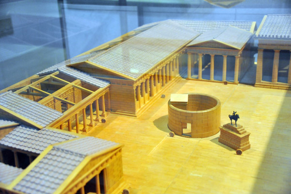 Model of the ancient Greek settlement at Cyrene