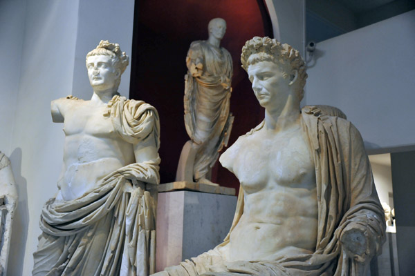 Roman Emperors Claudius & Tiberius, Leptis Magna gallery