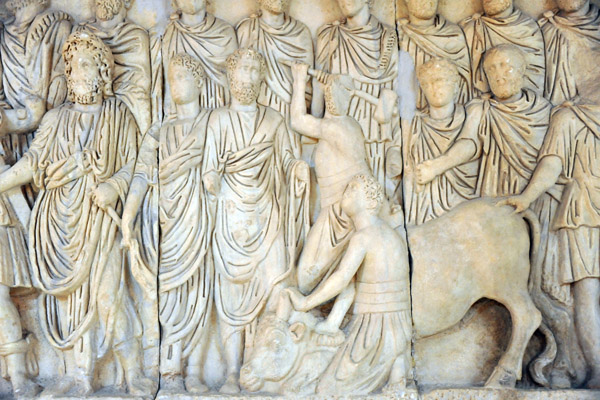The sacrifice of a bull, Arch of Septimus Severus