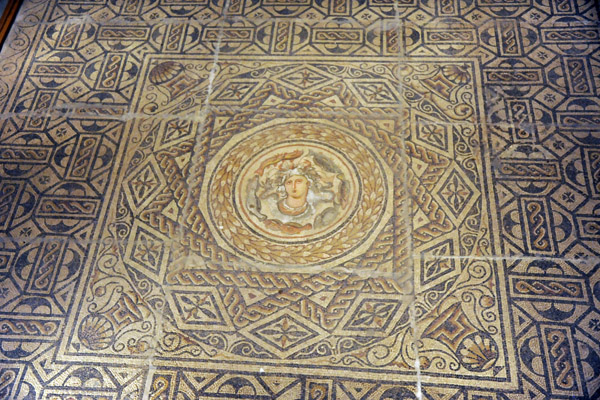 Oea mosaic floor from the upper gallery