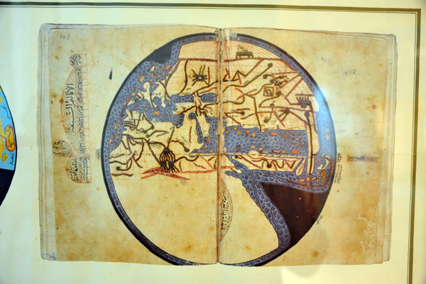 World Map of the Geographers of Caliph Al-Ma'mun (r. 813-833 AD)