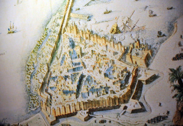 The medina of Tripoli and the Red Castle in the Ottoman era