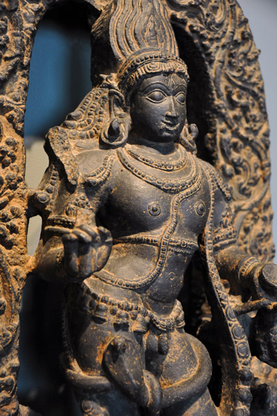 Shiva in the fierce form of Bhairava, 1300-1500, Karnataka