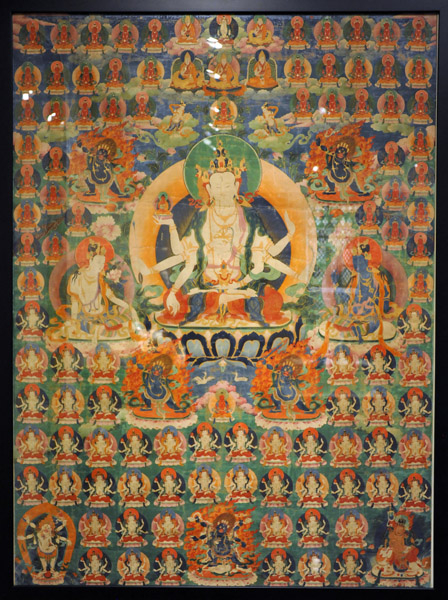 The Buddhist deity Ushnishavijaya, 18th C. Mongolia