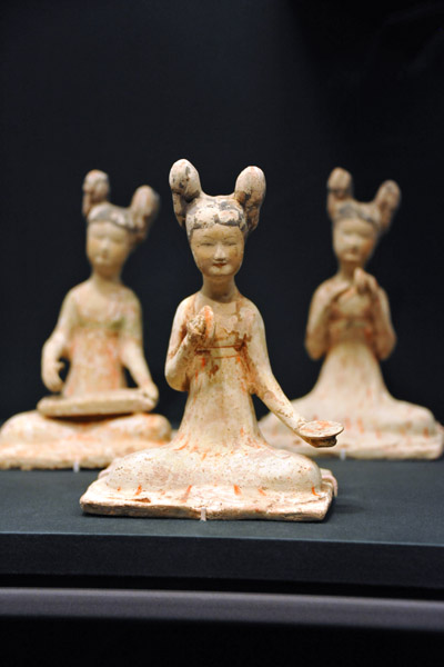 Seated Musicians, Tang Dynasty, 700-750 AD
