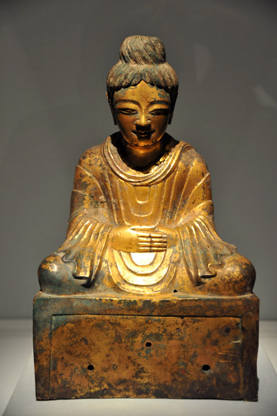 Gilt Bronze Buddhist Sculpture, 200-577 AD