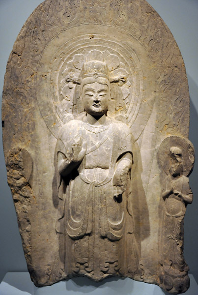 Buddhist stele, Northern Qi dynasty, 550-577 AD