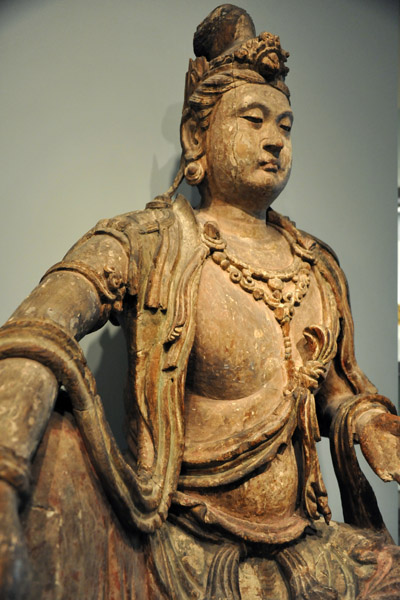 Wooden 11th C. Guanyin, Song Dynasty