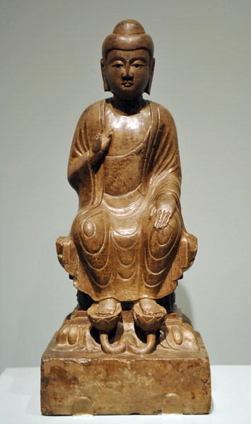 Seated Shakyamuni, ca 650-800 AD, Tang Dynasty