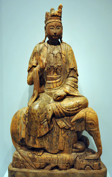 The bodhisattva Samantabhadra on an elephant, 14th C. Yuan or Ming Dynasty