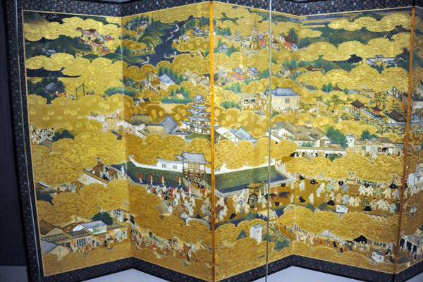 Views in and around the capital (Rakuchu rakugai-zu), Japan-Edo Period
