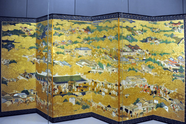 Views in and around the capital (Rakuchu rakugai-zu), Japan-Edo Period