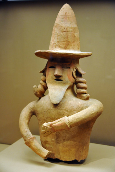 Haniwa in the form of a man, Kofun period (300-552)